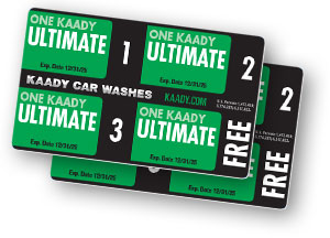 Kaady Car Washes Wash Cards photo